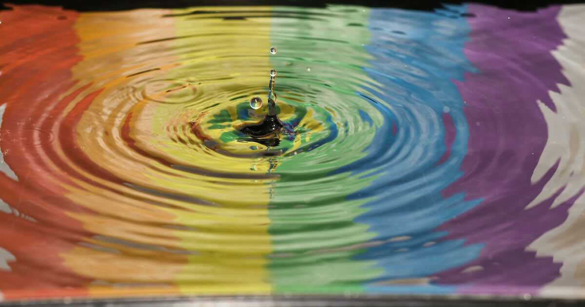 rainbow reflection